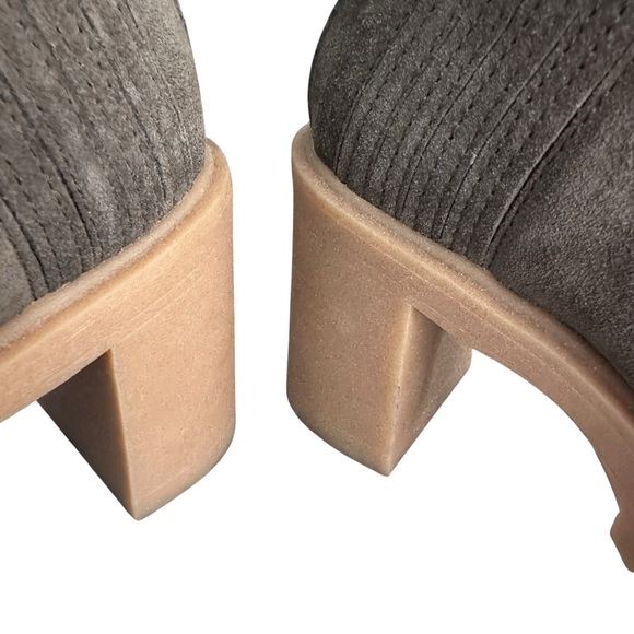 Dolce Vita Catana Olive Suede Ankle Boots Size 6.5 - Picture 8 of 11